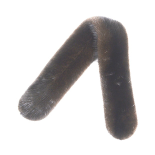 黑色水貂皮毛整皮装饰腰带貂毛束腰水貂腰带貂皮草超长皮腰带棕色