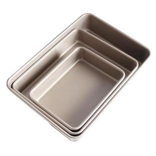 烤盘烤箱用家用古早提拉米苏蛋糕模具不沾雪花酥饼干长方形面包盘