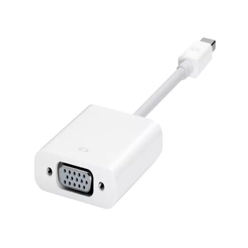 苹果mini笔记本转投影仪 MacBook雷电VGA转接器 DP转投影仪转换线