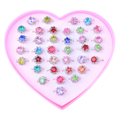 儿童玩具小孩可爱卡通塑料首饰品