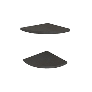 墙角置物架实木转角扇形三角板卧室拐角隔板厨房角落装饰架免打孔