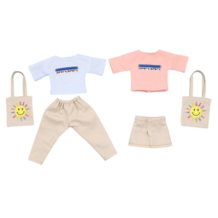 ICY DBS小布娃娃新款T恤裤子短裙单肩包套装 zone丽佳ob24娃衣