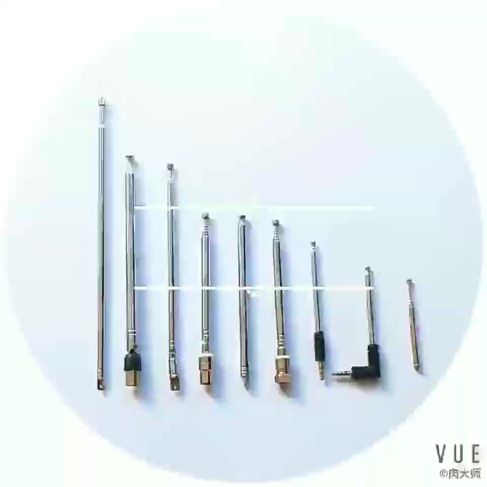 Wholesale 5 Section 295mm Extend Length Stainless Steel Mast Fm Radio