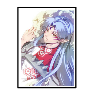 2025新款日本动漫钻石画犬夜叉杀生丸十字绣点贴钻5d客厅卧室满钻