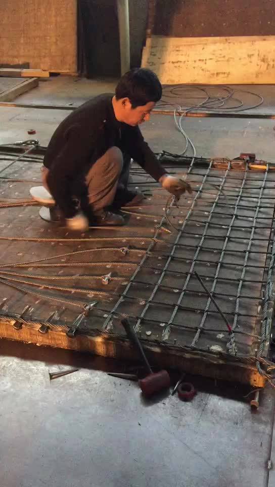 Heavy Load Capacity Lifting Wire Rope Sling Steel Wire Rope Cargo Net