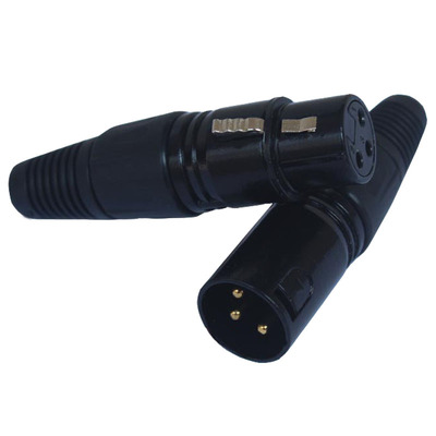 三芯卡侬公母头信号线卡农头话筒