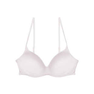 泰国华歌尔细肩带大胸内衣wacoal舒适文胸无钢圈薄杯不空杯wb3A14