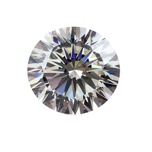 5A闪亮十六心十六箭白色圆形CZ宝石圆钻裸石戒指戒面吊坠未镶嵌