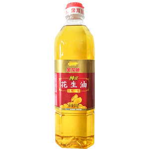 金龙鱼纯正花生油900ml/瓶物理压榨一级花生油宿舍小瓶学生食用油