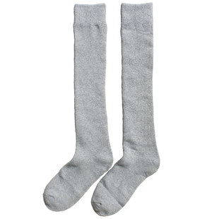 唯正冬季僧袜免绑腿加厚超厚加绒保暖僧人纯棉毛巾和尚穿的灰袜子