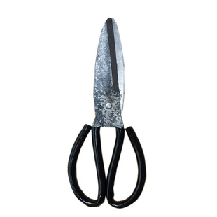 套管手工锻打大剪刀一体老式铁剪刀剪橡胶皮革胶皮鞋材工业剪刀