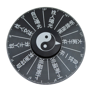 指尖陀螺金属真心话大冒险KTV聚会酒局游戏减压绝版幸运转盘尺子