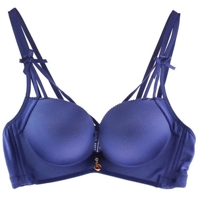 加厚文胸超厚6cm平胸无钢圈肩带