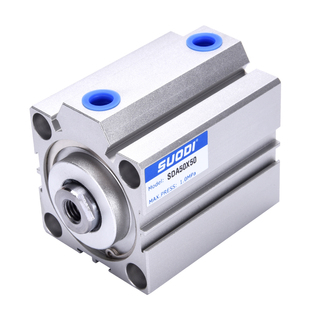 薄型小气缸SDA32/40/50X5X10X20X25X30X35X40X50X100-S-B亚德客型