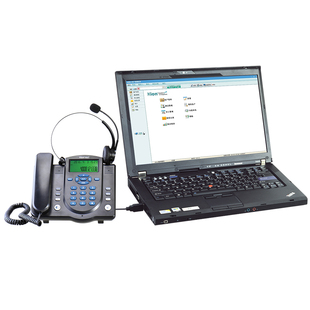 Hion/北恩U860呼叫中心录音电话机 客服耳机话务员话务机来电弹屏