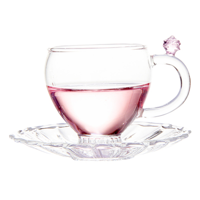 玻璃套装功夫配件花语品茶杯