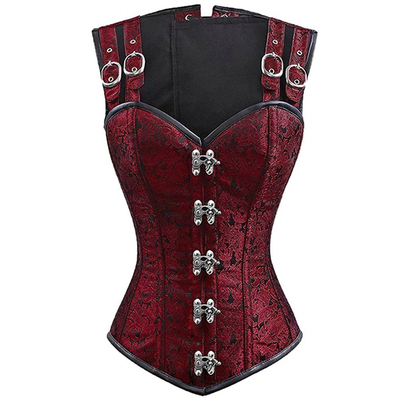 宫廷塑身衣外穿蒸汽朋克风马甲