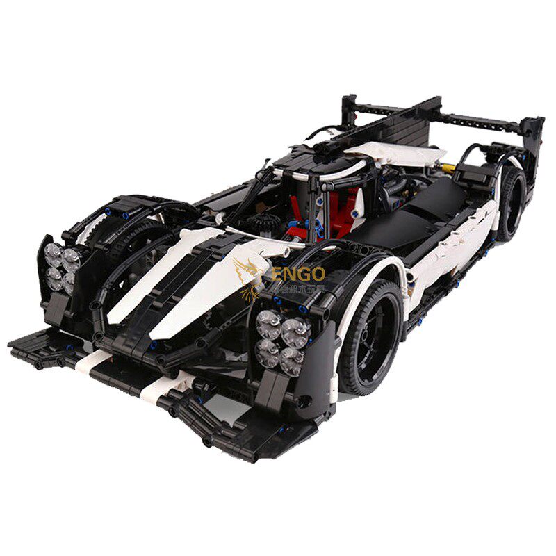 保时捷勒芒赛车919模型拼装积木