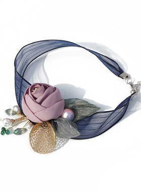 艾米米夏季新款首饰女花朵流苏