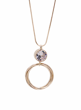 百搭毛衣链吊坠挂件链子配饰项链