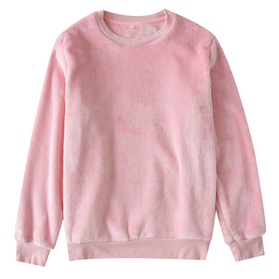 男女大码无领情侣珊瑚绒保暖睡衣