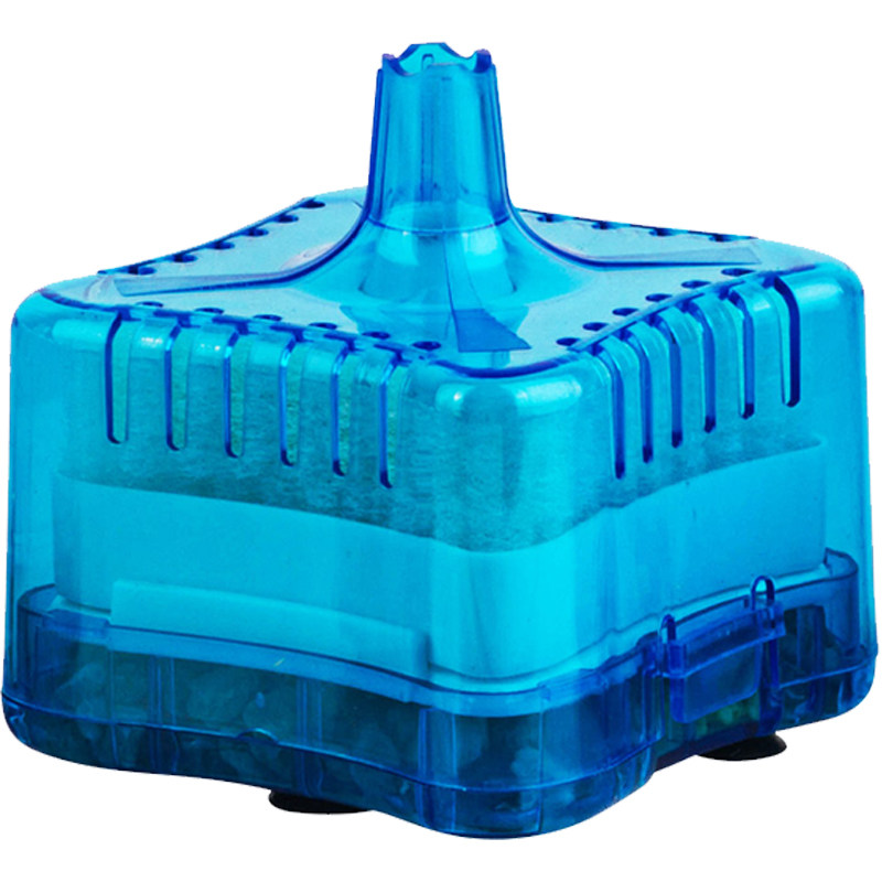 鱼缸水妖精吸便器过滤器材料静音水族箱反气举小型增氧气泵三合一