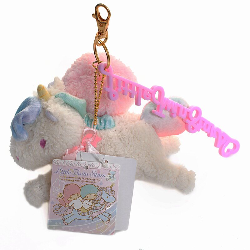 日本正版三丽鸥 sanrio 独角兽公仔娃娃毛绒玩偶包包挂件车载礼物