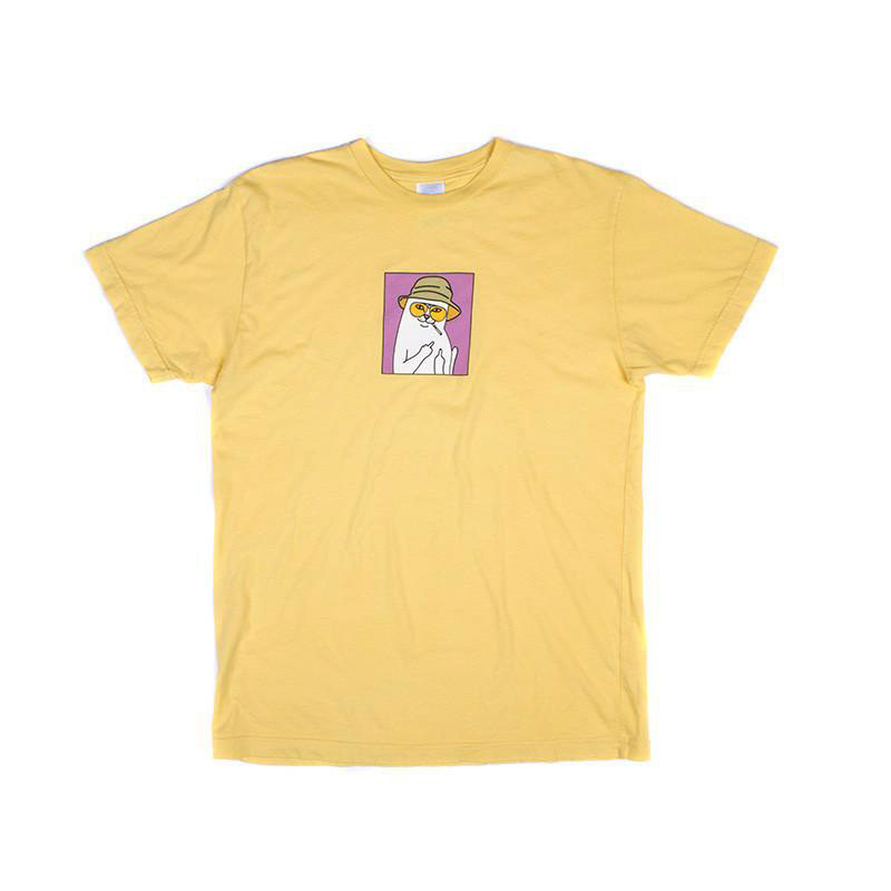 独家新品RIPNDIP Nermal Thompson Tee贱猫趣味恶搞短袖 T恤情侣