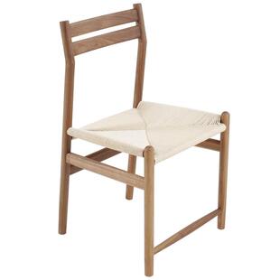 木墨MUMO 夏克式编织H椅 樱桃木 黑胡桃木 餐椅工作椅