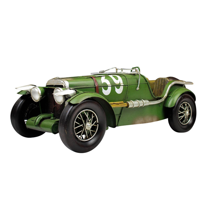 铁艺 1933年米勒 麦格奈特车模型1:12 咖啡店主题餐厅家居摆件