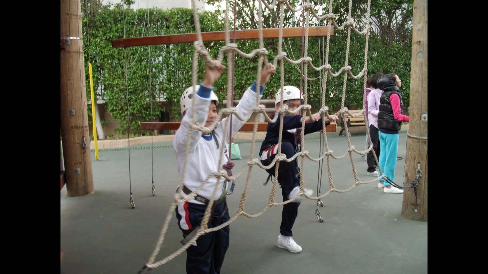 High Quality Outdoor Kids Climbing Safety Rope Net For Playground / Gym