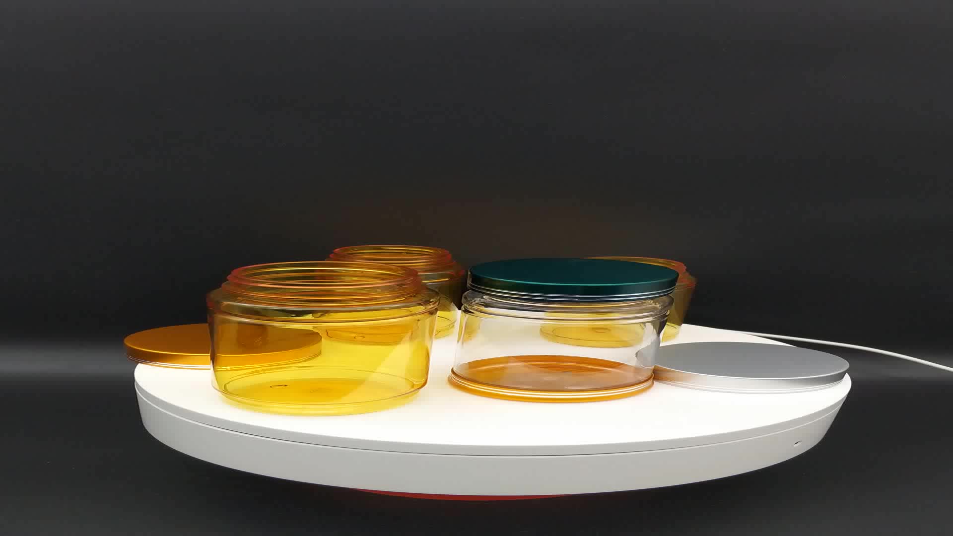 Airtight Clear Plastic Container,6oz Clear Pet Protein Bottles,Health Food Supplement Softgel