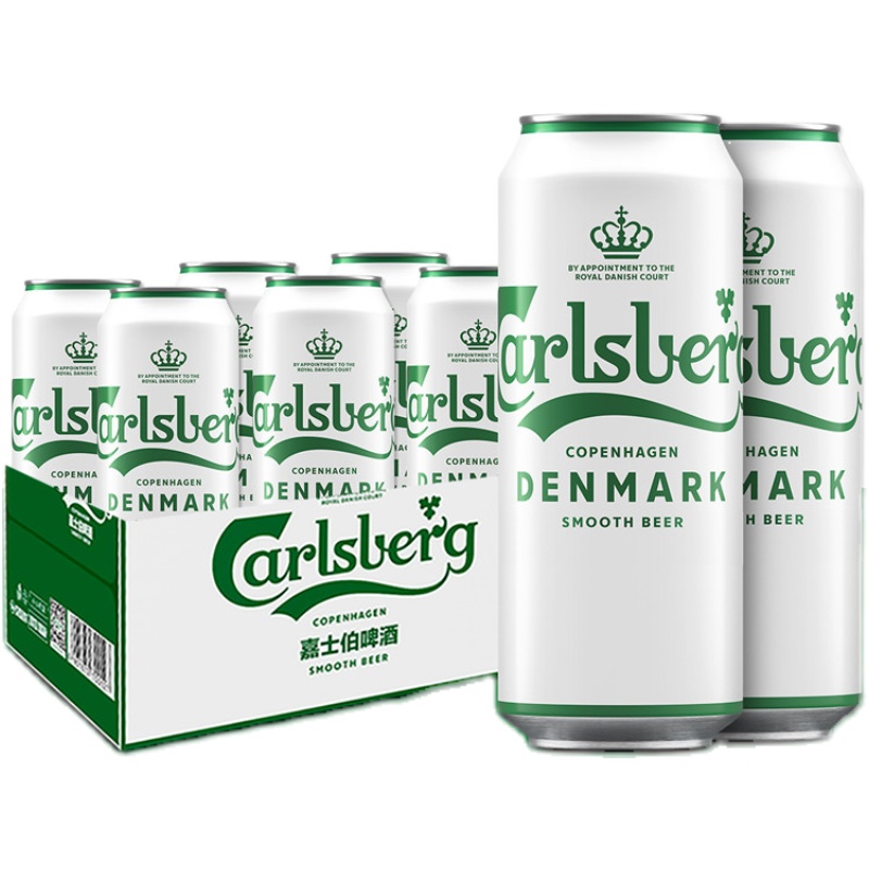 Carlsberg 嘉士伯 醇滑啤酒 500ml*24听