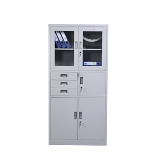 文件柜铁皮卷柜档案资料柜公司财务凭证柜员工储物更衣柜车间鞋柜