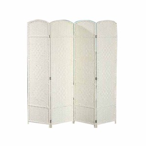 藤草编酒店隔断屏风玄关门手工编织时尚办公室屏风可移动折叠屏风