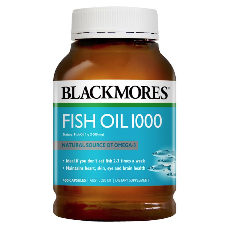 澳洲直邮Blackmores澳佳宝纯天然有腥味深海鱼油胶囊400粒 中老年