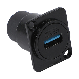 D型USB模块86型面板RCA莲花VGA对接网络HDMI音视频DB母座网络插座