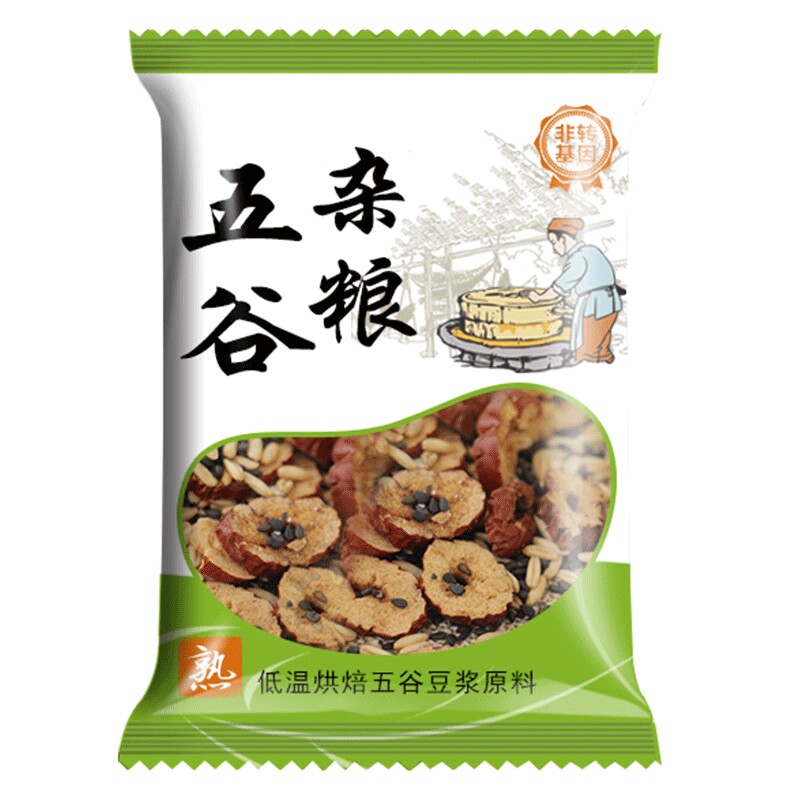 红枣黑芝麻袋装组合豆浆原料包