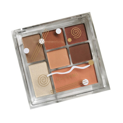 Beauty Glazed color board60色眼影盘 色板盘多色橙蓝绿紫 送刷