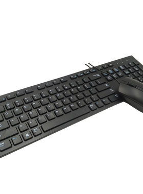 原装DELL戴尔KB216键盘+MS116鼠标巧克力有线套装通用办公USB键鼠