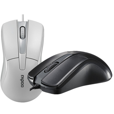 雷柏n1162/m120鼠标有线静音USB