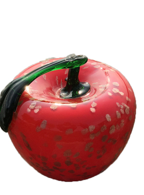 淄博琉璃苹果圣诞平安夜工艺装饰