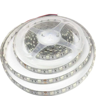 超亮红光灯带12V双排5050红色LED灯条24V双排红光LED灯带机械设备