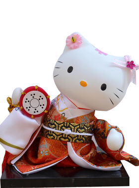 日本餐厅和服猫布偶娃娃