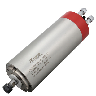 动力头1.5KW ER11款水冷电主轴4颗轴承数控雕刻机配件木工电机
