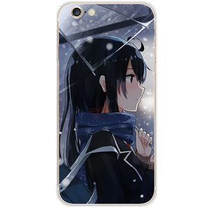 我的青春恋爱物语果然有问题手机壳雪之下雪乃春物大老师玻璃壳