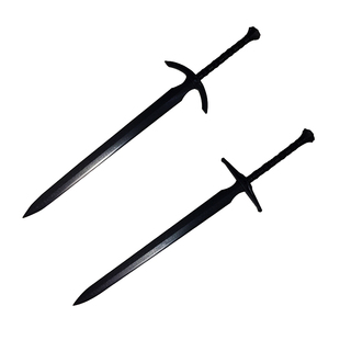 台湾龙裕塑钢西洋神剑练习格斗巨剑双手剑手半剑训练防身道具模型