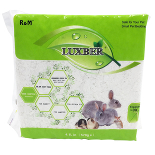 路伯 吸潮纸棉 仓鼠金丝熊刺猬通心粉蜜袋鼯纸屑吸水保暖吸水垫料