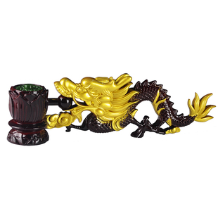 莲花龙头手炉法会法器摆件手柄提炉居家供佛线香立香树脂香座包邮