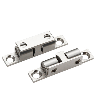 铜碰珠卡扣家具衣橱鞋柜门吸闭合器老式开关可调节按压反弹簧器